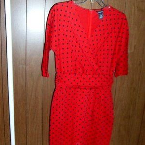 J. Peterman Cummerbund Dress